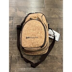 Oak & Olive Brava Wine Cheese Set Thermal Foil Company’s Logo Backpack NEW